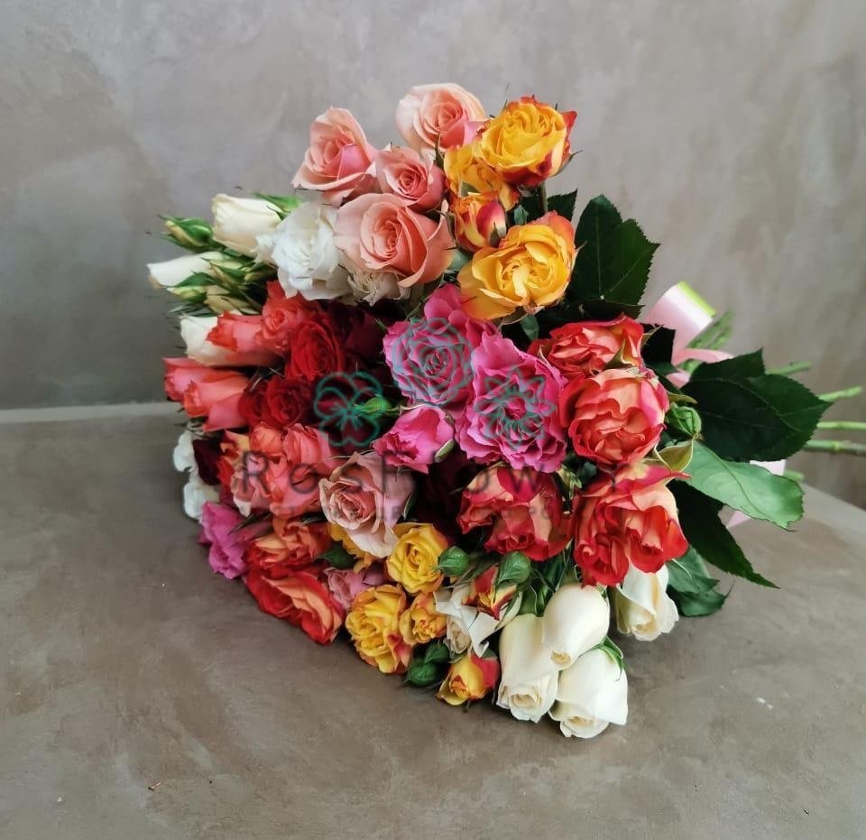 Букет цветов из: Розы в Пластуновской