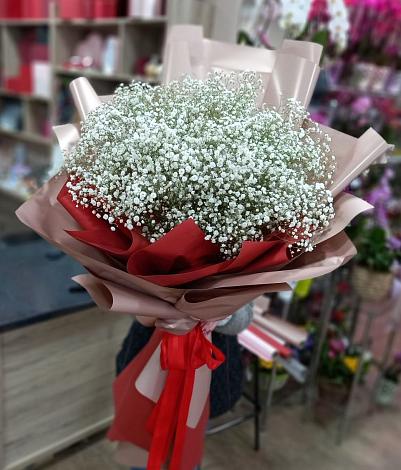 Букет цветов из: Гипсофила в Пластуновской