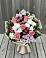 Букет цветов из: Альстромерии, Гвоздики, Розы и Хризантемы в Пластуновской