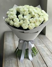 Букет 35 Белых роз #REPLACE_PRED# Пластуновской