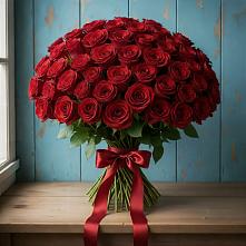 Букет Красные розы Блэк Меджик в Пластуновской