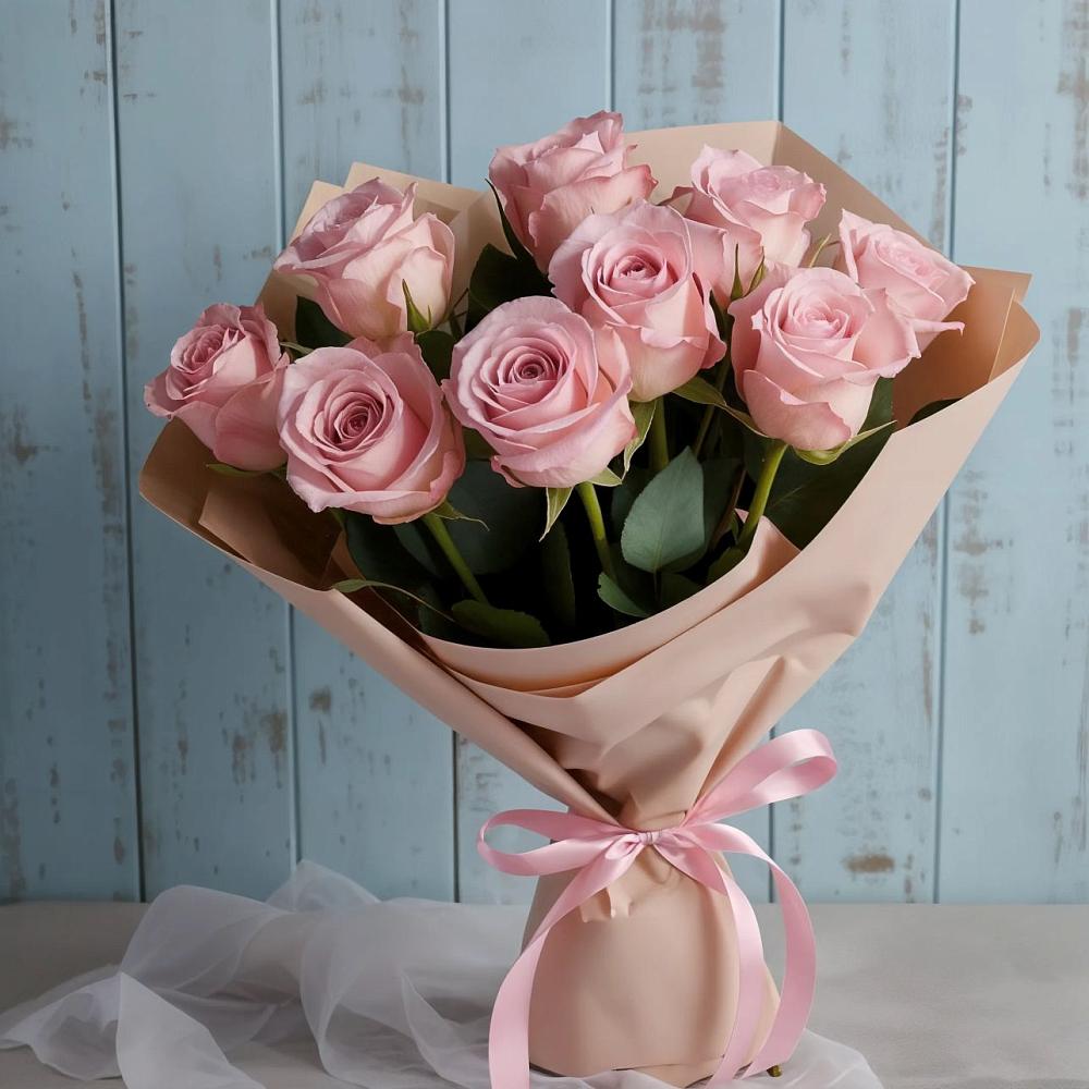 Букет цветов из: Розы в Пластуновской