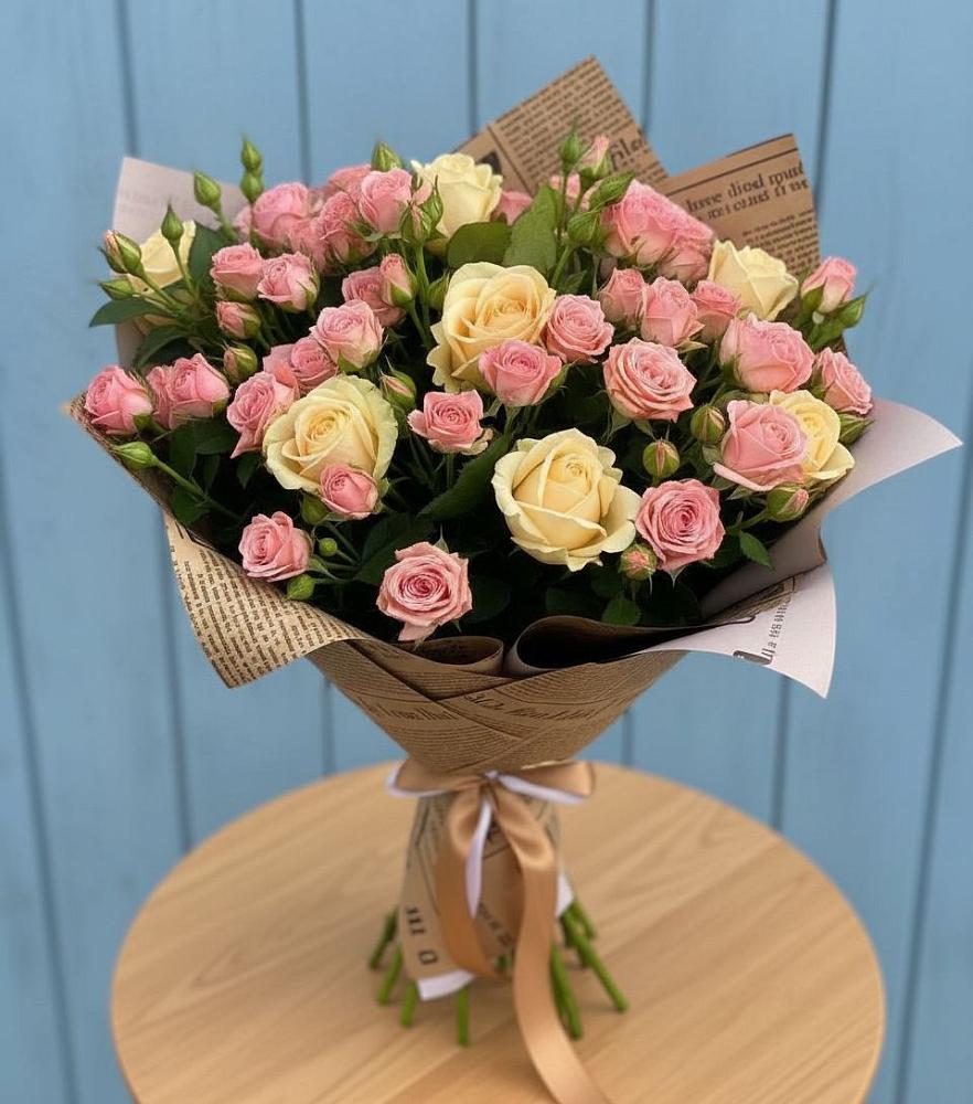 Букет цветов из: Розы в Пластуновской