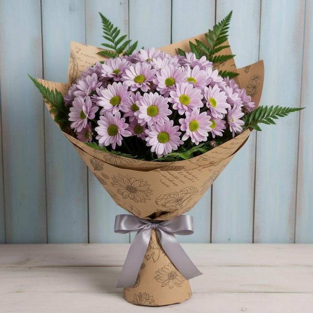 Букет цветов из: Хризантемы в Пластуновской