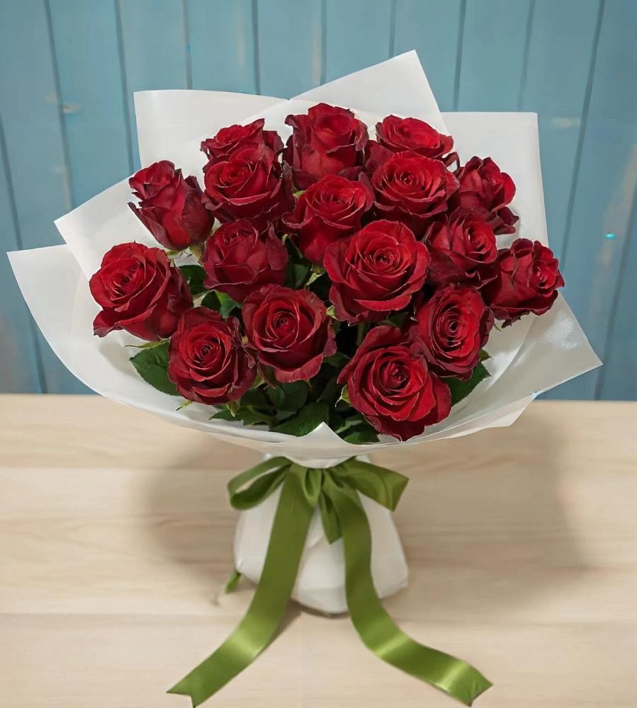 Букет Красные розы в Пластуновской