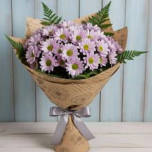 Букет цветов из:  Хризантемы в Пластуновской