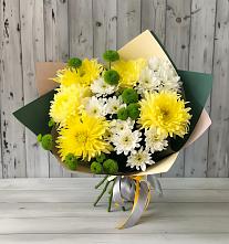 Букет цветов из:  Хризантемы в Пластуновской