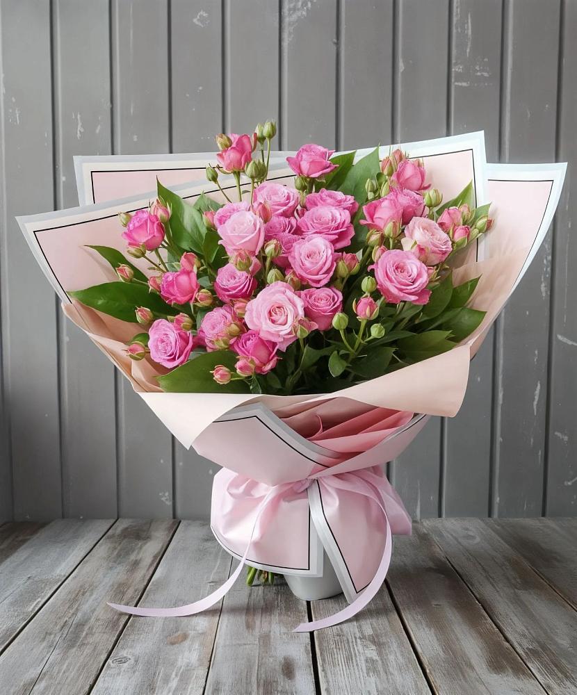 Букет Розовый кустик в Пластуновской