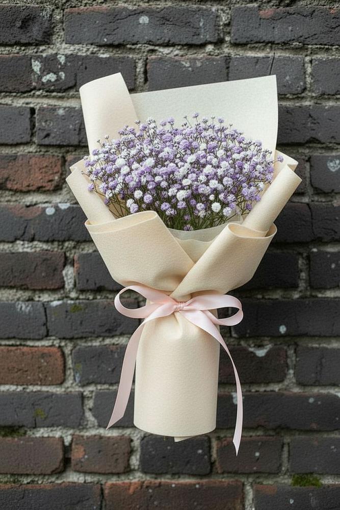 Букет цветов из: Гипсофила в Пластуновской