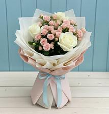 Букет цветов из:  Розы в Пластуновской