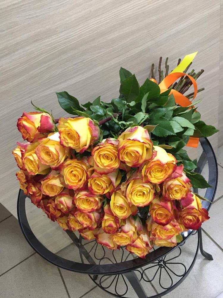 Букет Желтые розы в Пластуновской