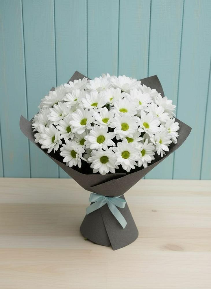 Букет цветов из: Хризантемы в Пластуновской