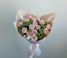 Букет цветов из:  Розы и Хризантемы в Пластуновской