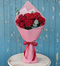 Букет цветов из:  Розы в Пластуновской