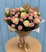 Букет цветов из:  Розы в Пластуновской
