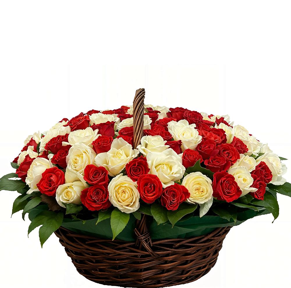 Премиум букет из: Розы в Пластуновской