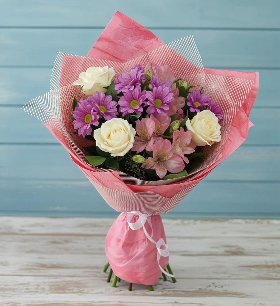 Букет цветов из: Герберы в Пластуновской