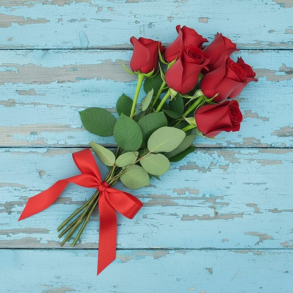 Букет Красные розы в Пластуновской