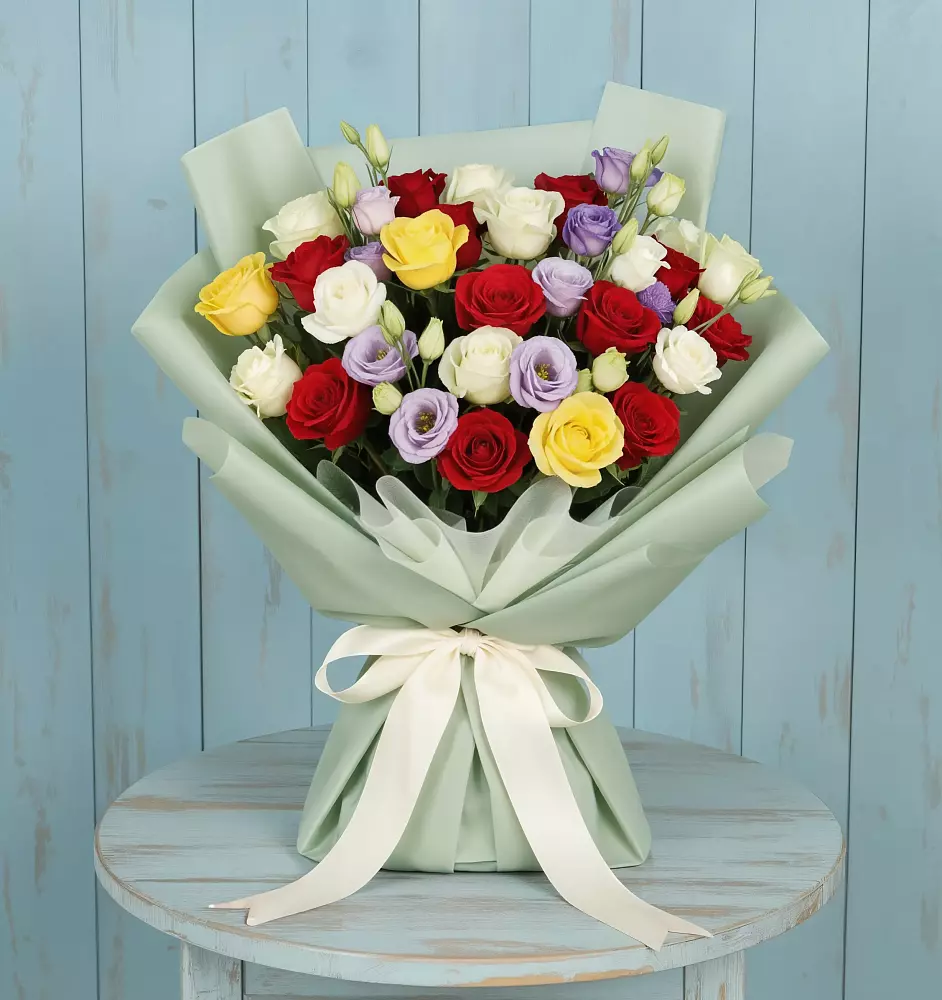 Букет цветов из: Розы в Пластуновской