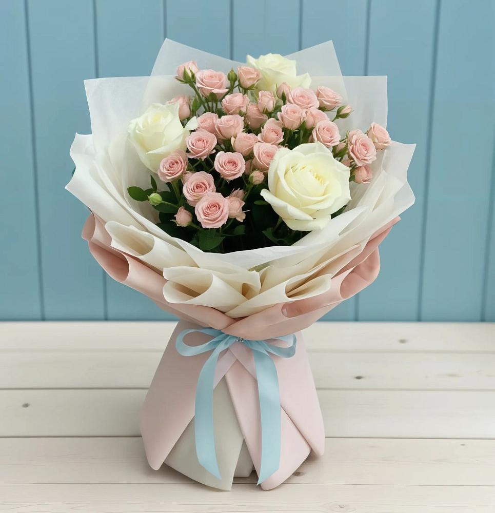 Букет цветов из: Розы в Пластуновской