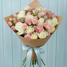 Букет цветов из:  Розы в Пластуновской