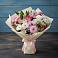 Букет цветов из: Хризантемы, Альстромерии и Розы в Пластуновской